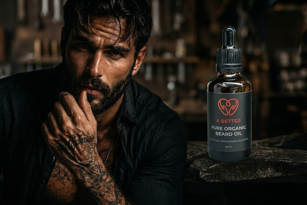 Xolver Man — Pure Organic Beard Oil 50 mL + Beard Roll-On