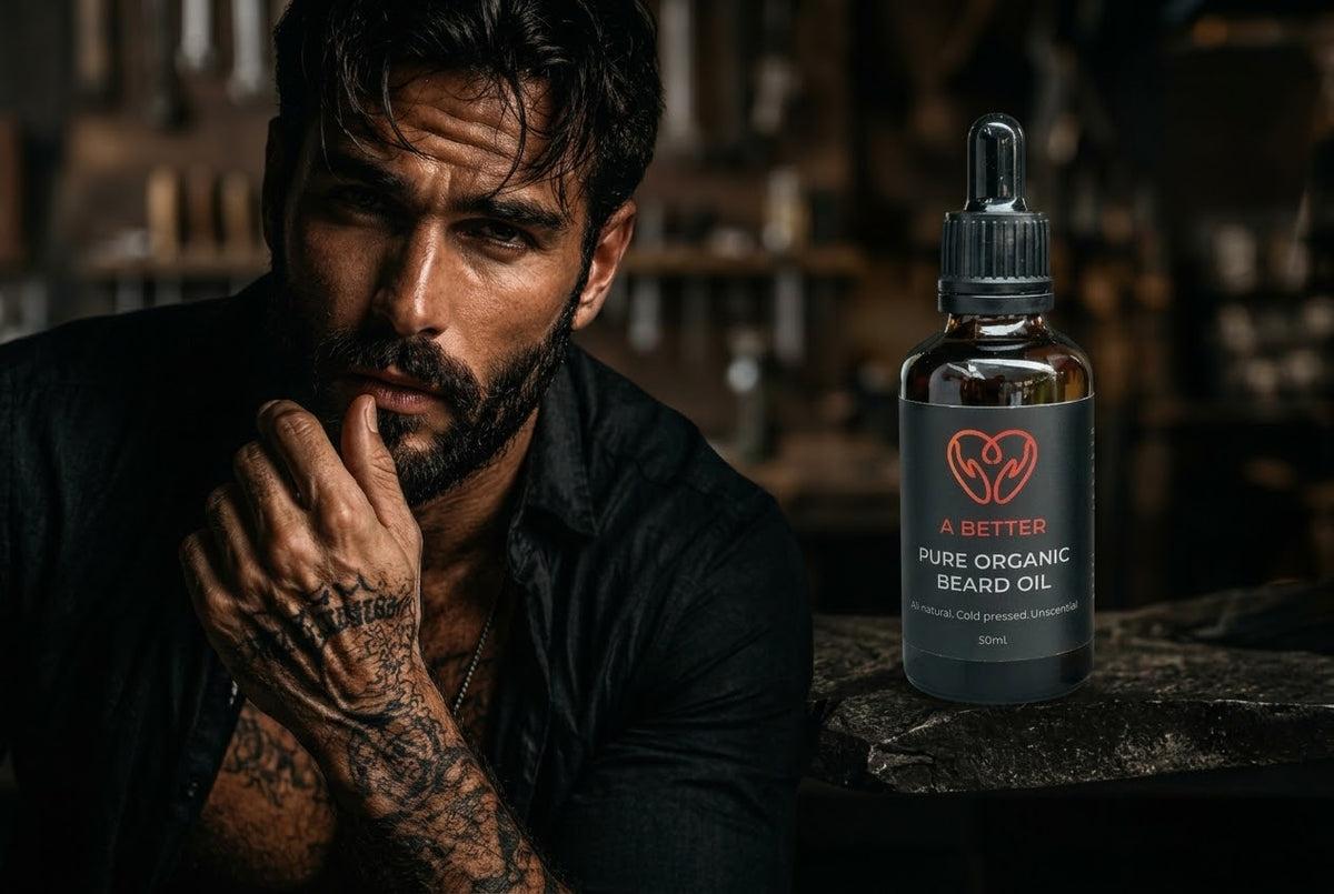 Xolver Man — Pure Organic Beard Oil 50 mL + Beard Roll-On
