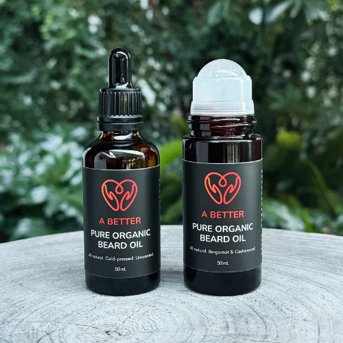 Xolver Man — Pure Organic Beard Oil 50 mL + Beard Roll-On