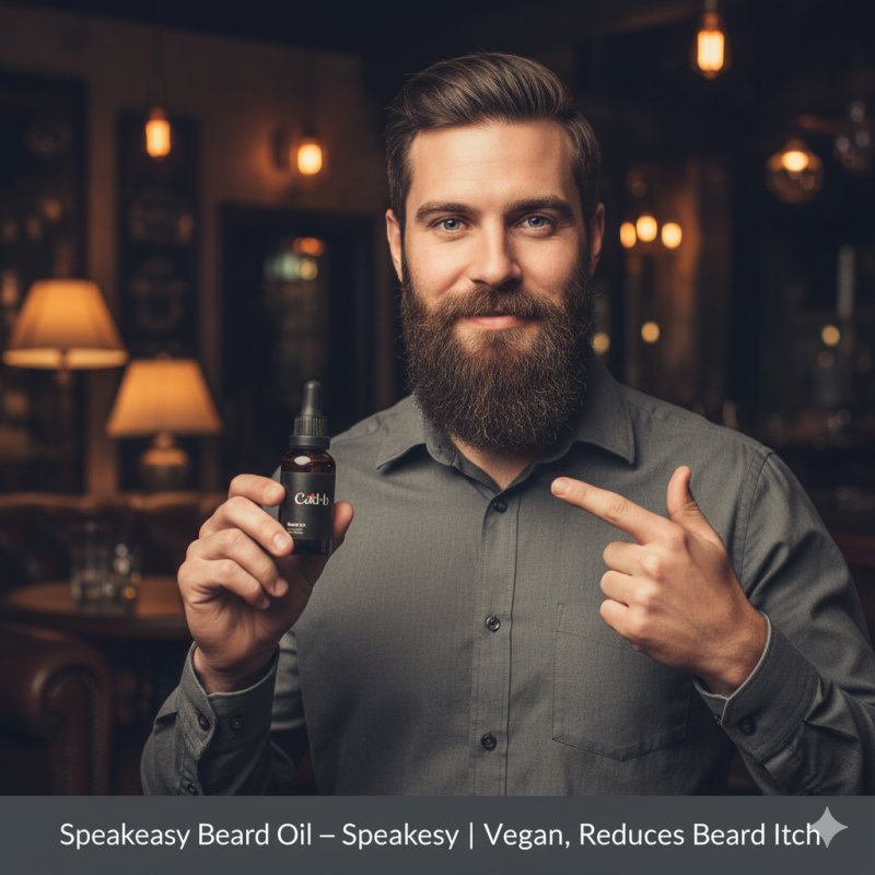 Speakeasy Beard Oil – Speakeasy | Vegan, Reduces Beard Itch